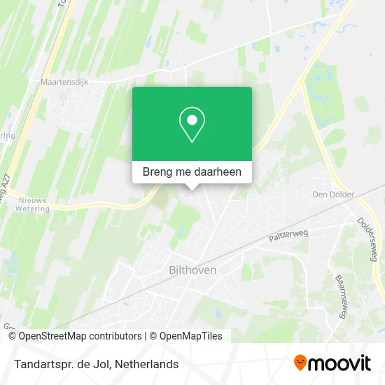 Tandartspr. de Jol kaart