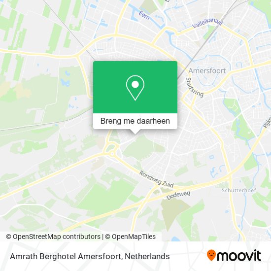 Amrath Berghotel Amersfoort kaart