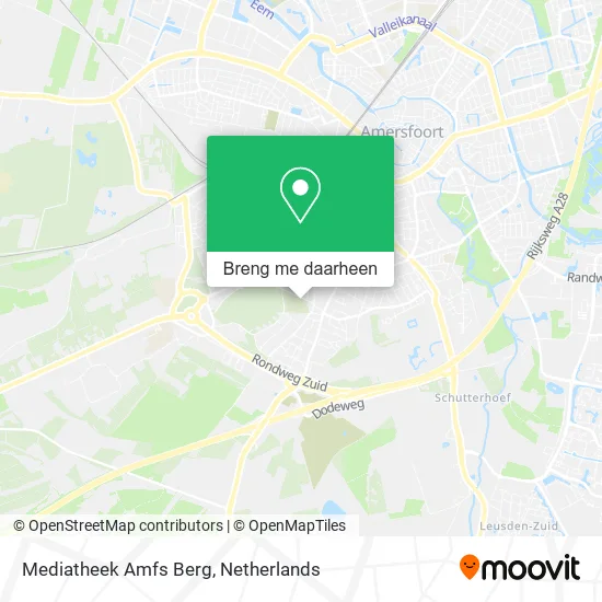 Mediatheek Amfs Berg kaart