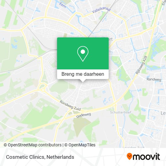 Cosmetic Clinics kaart