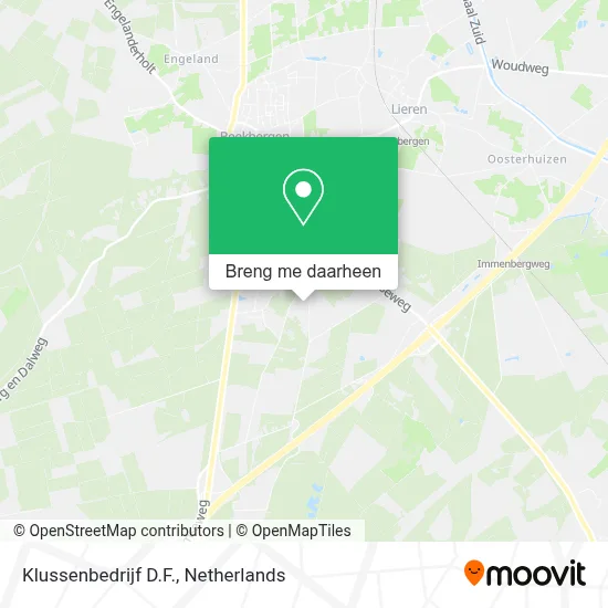 Klussenbedrijf D.F. kaart
