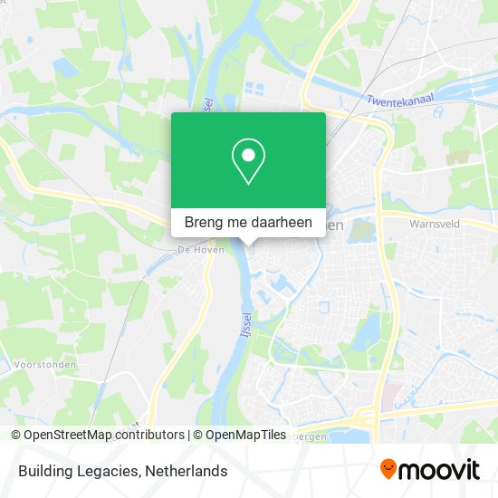 Building Legacies kaart