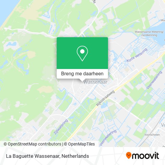 La Baguette Wassenaar kaart
