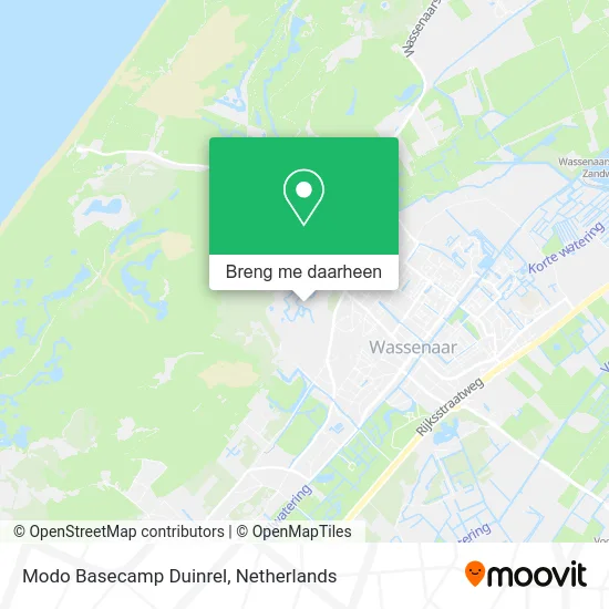 Modo Basecamp Duinrel kaart