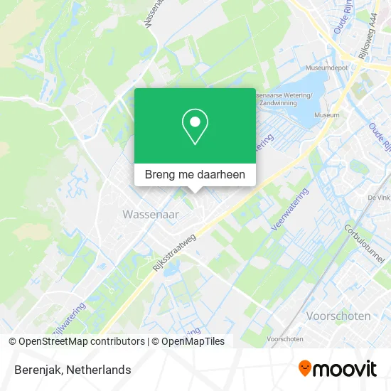 Berenjak kaart