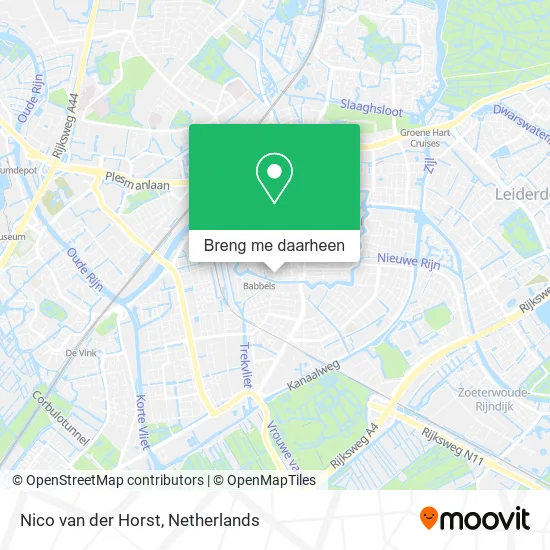 Nico van der Horst kaart