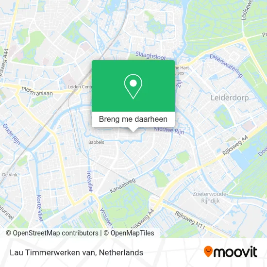 Lau Timmerwerken van kaart