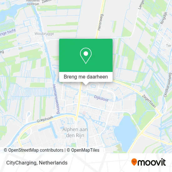 CityCharging kaart