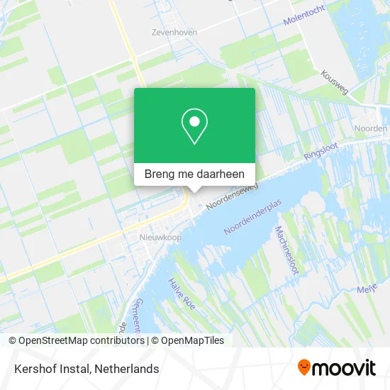 Kershof Instal kaart
