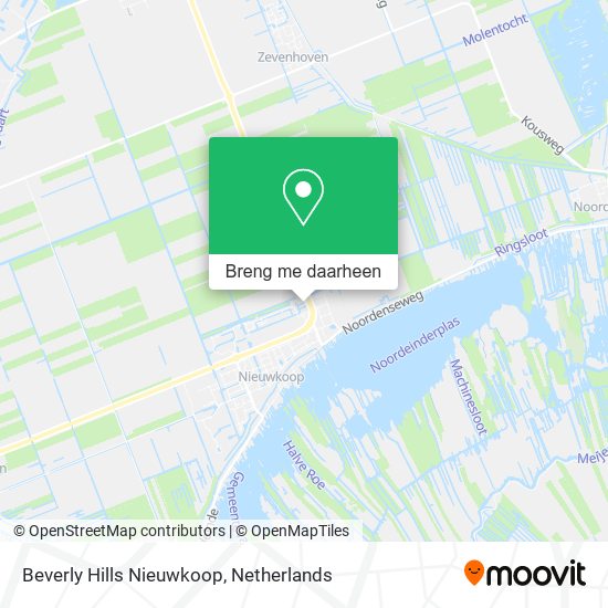 Beverly Hills Nieuwkoop kaart