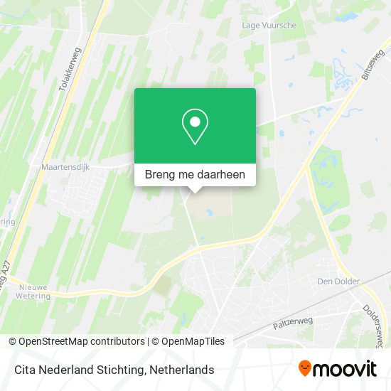 Cita Nederland Stichting kaart