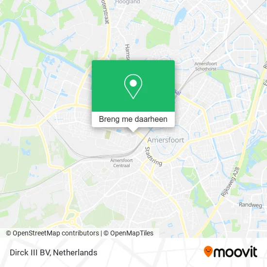 Dirck III BV kaart