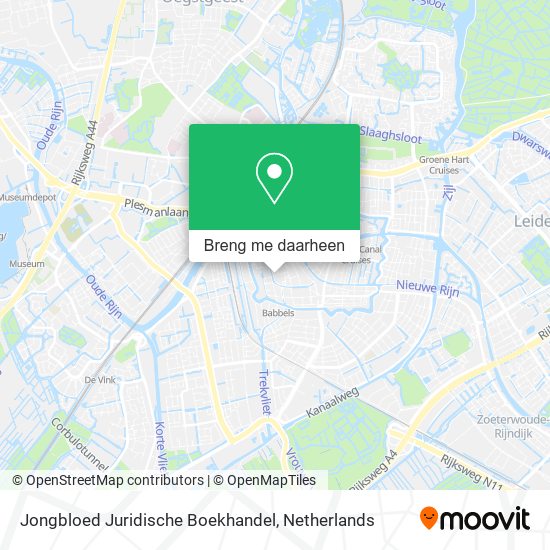 Jongbloed Juridische Boekhandel kaart