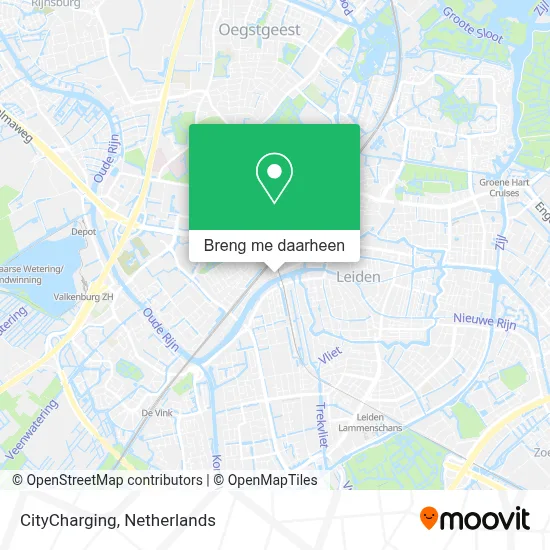 CityCharging kaart