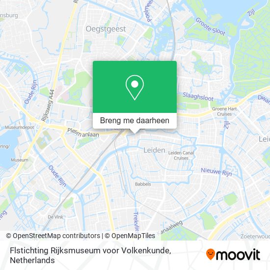 Flstichting Rijksmuseum voor Volkenkunde kaart