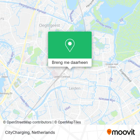 CityCharging kaart