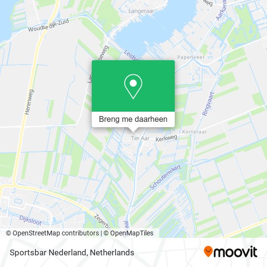 Sportsbar Nederland kaart