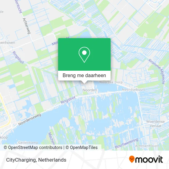 CityCharging kaart