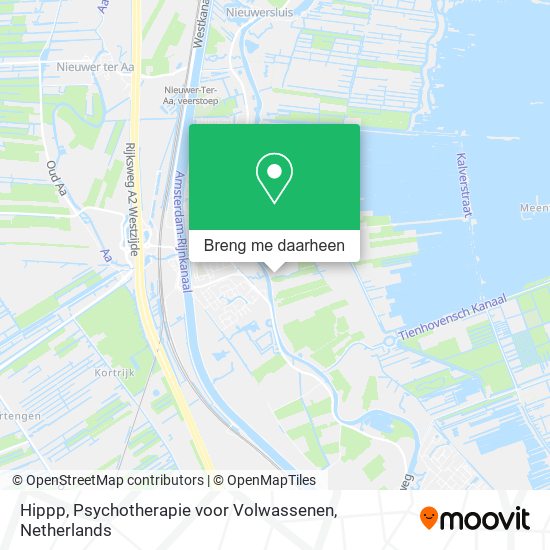 Hippp, Psychotherapie voor Volwassenen kaart