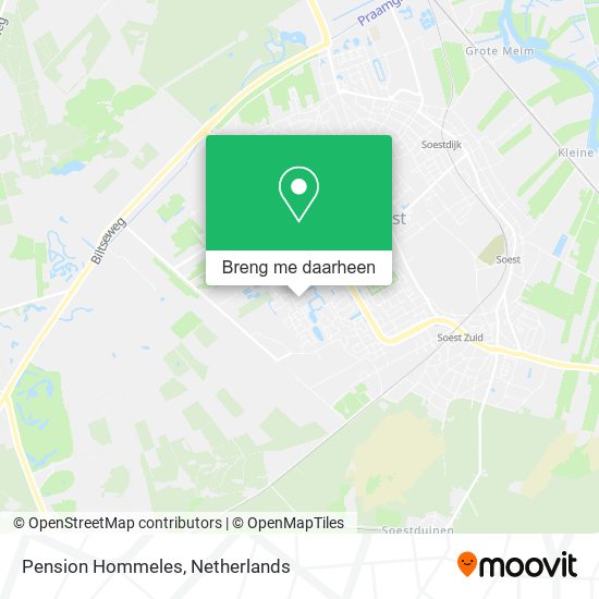 Pension Hommeles kaart