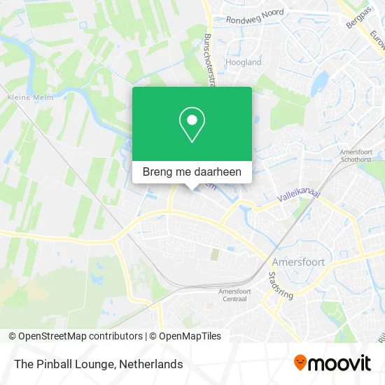 The Pinball Lounge kaart