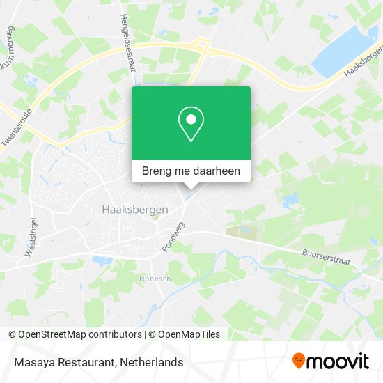 Masaya Restaurant kaart