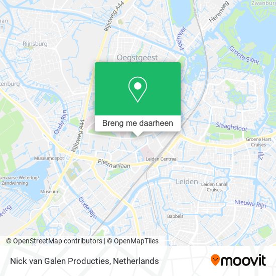 Nick van Galen Producties kaart