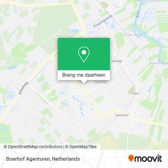 Boerhof Agenturen kaart