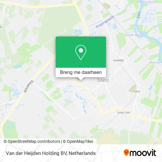 Van der Heijden Holding BV kaart