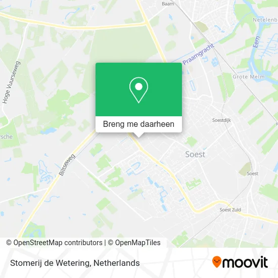 Stomerij de Wetering kaart