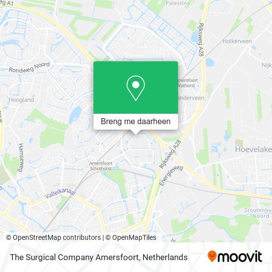 The Surgical Company Amersfoort kaart