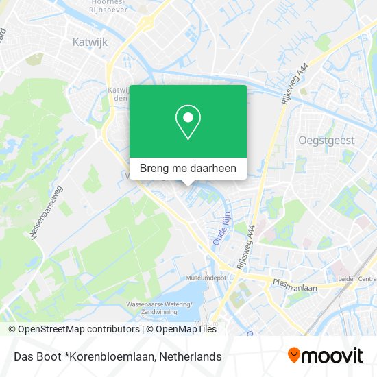 Das Boot *Korenbloemlaan kaart