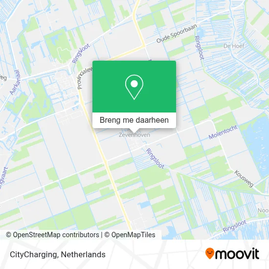 CityCharging kaart