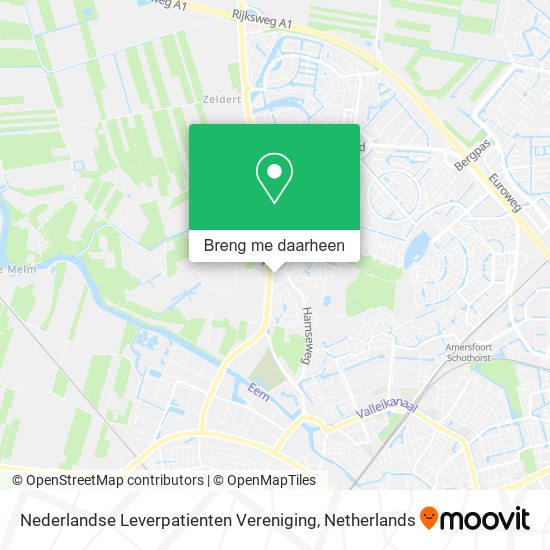 Nederlandse Leverpatienten Vereniging kaart
