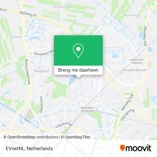 EVnetNL kaart