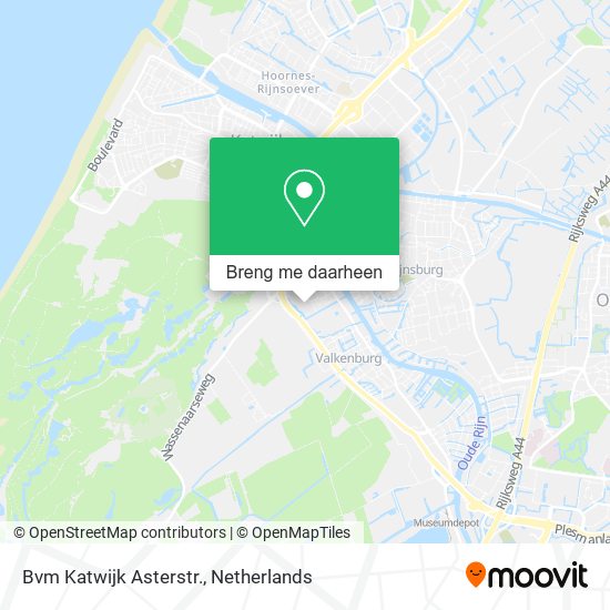 Bvm Katwijk Asterstr. kaart