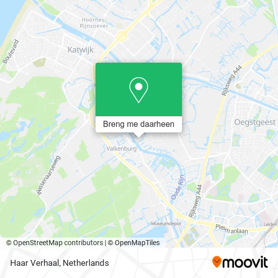 Haar Verhaal kaart