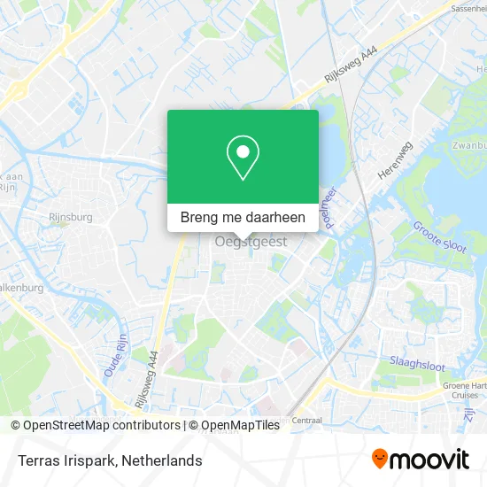 Terras Irispark kaart