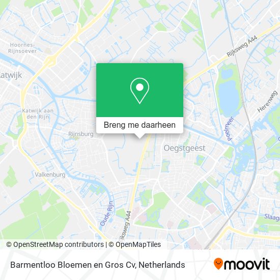 Barmentloo Bloemen en Gros Cv kaart