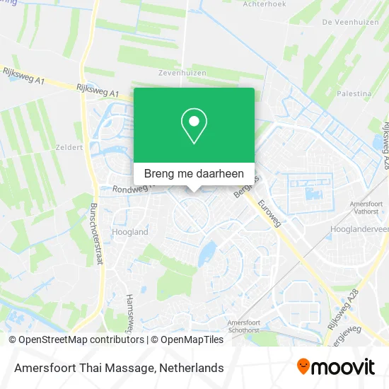Amersfoort Thai Massage kaart