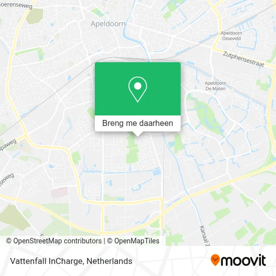 Vattenfall InCharge kaart