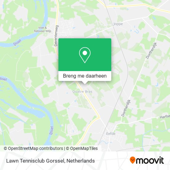 Lawn Tennisclub Gorssel kaart