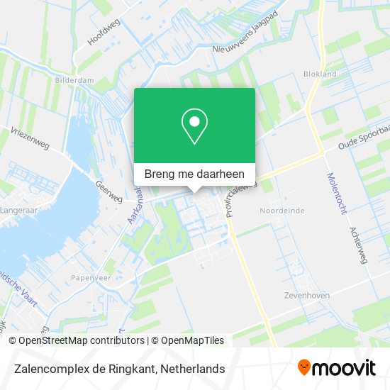 Zalencomplex de Ringkant kaart