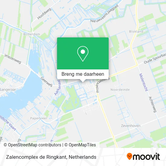 Zalencomplex de Ringkant kaart