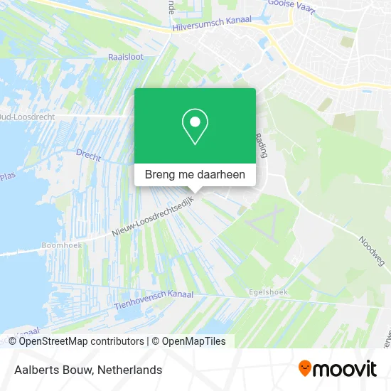 Aalberts Bouw kaart