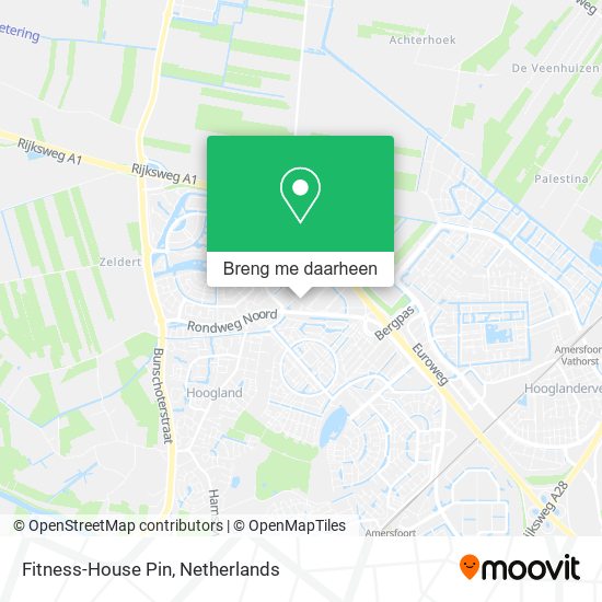 Fitness-House Pin kaart