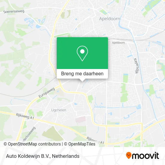 Auto Koldewijn B.V. kaart