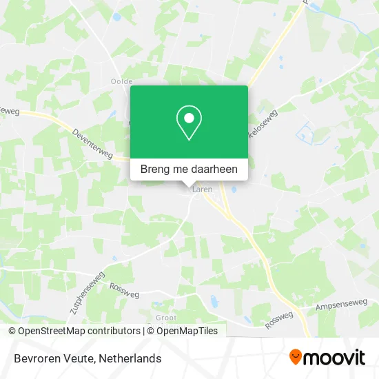 Bevroren Veute kaart