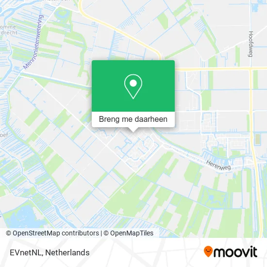 EVnetNL kaart