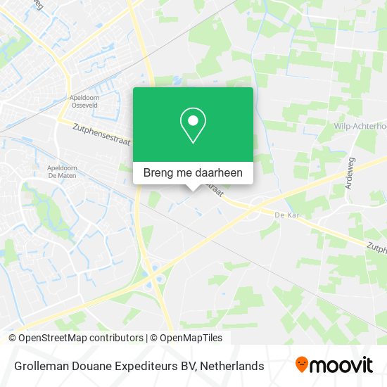 Grolleman Douane Expediteurs BV kaart